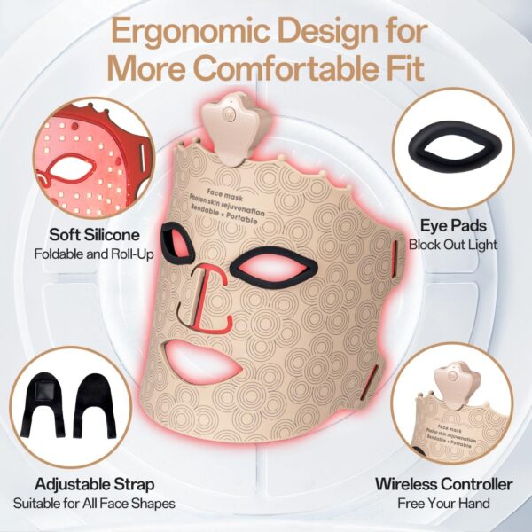 7 Colors LED Face Mask