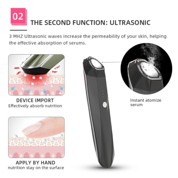 Electric EMS Ultrasonic Eye Pen