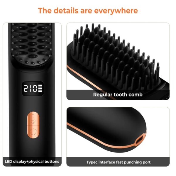 Electric Hair Straightener Comb