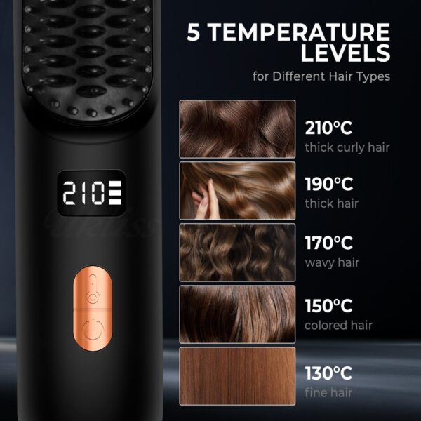 Electric Hair Straightener Comb