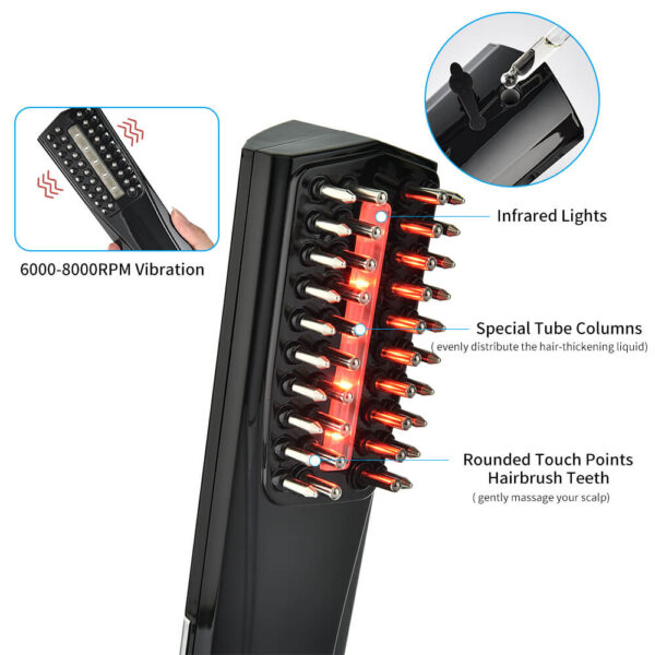 Electronic Red Light Therapy Brush