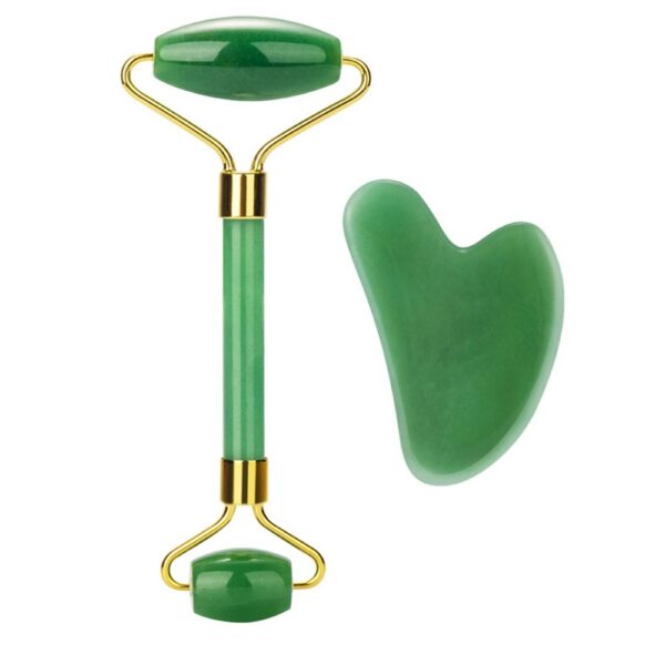Green Jade Roller And Gua Sha Set