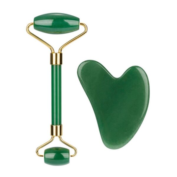 Green Jade Roller And Gua Sha Set