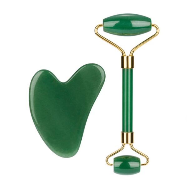 Green Jade Roller And Gua Sha Set