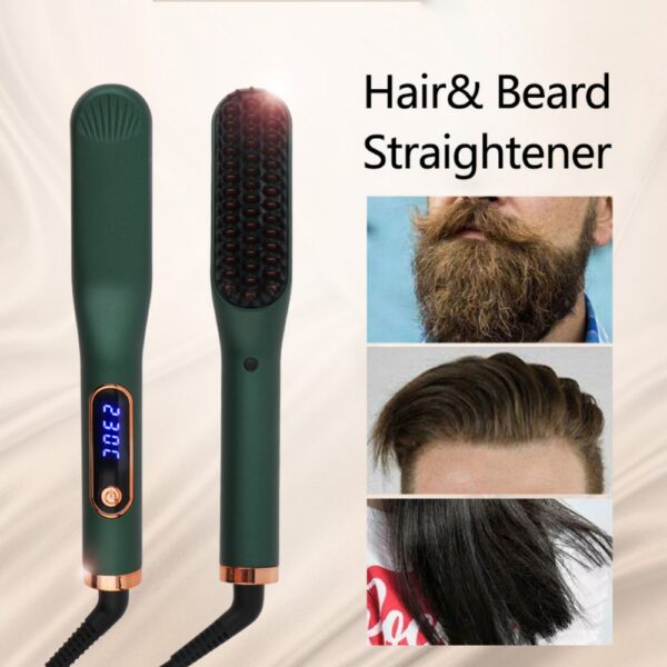 Quick Heat Electric Hair Straightener Comb