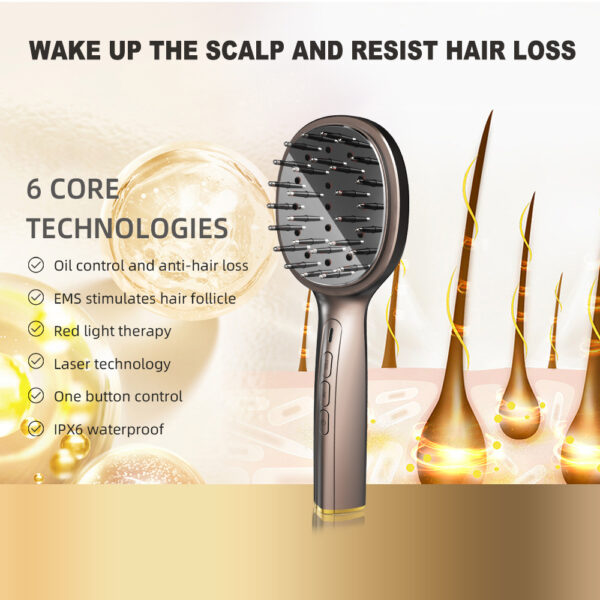 Red Light LED Therapy Comb