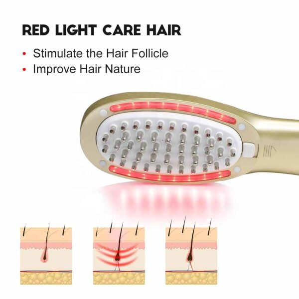 Red Light Therapy Brush