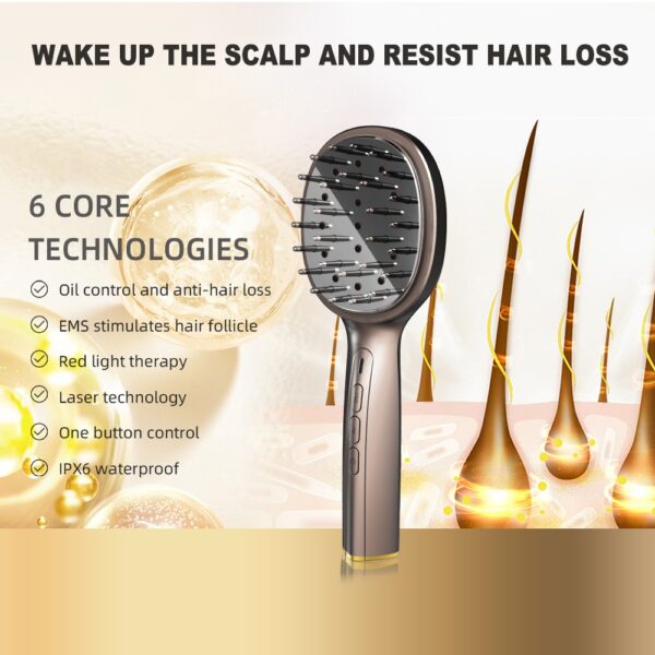 Red Light Therapy Brush