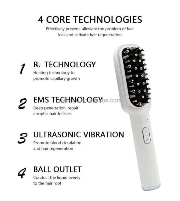 Red Light Therapy Brush