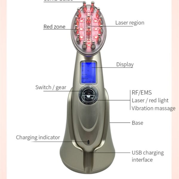 Red Light Therapy Brush