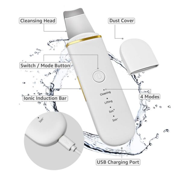 Ultrasonic Facial Skin Cleansing Device