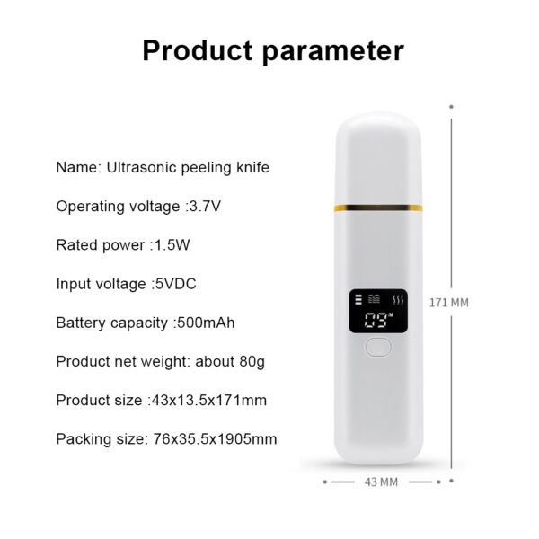 Ultrasonic Skin Scrubber