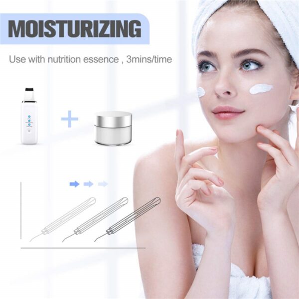 Ultrasonic Skin Scrubber Scraper