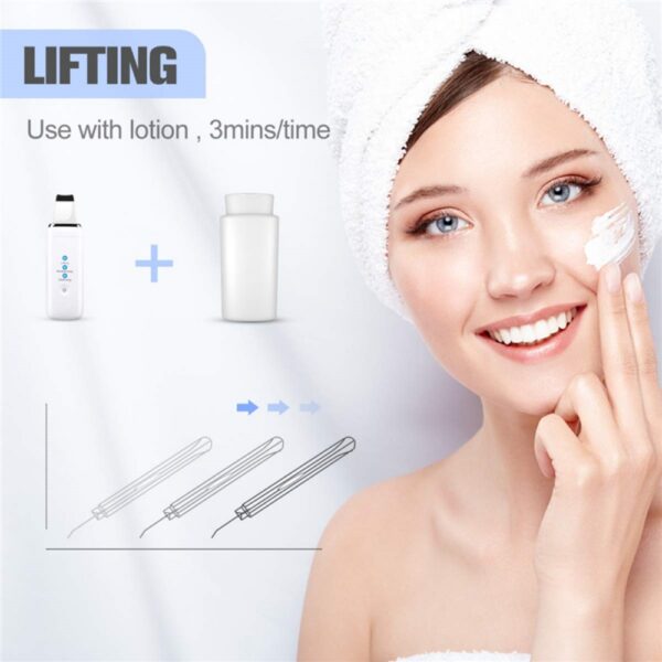 Ultrasonic Skin Scrubber Scraper