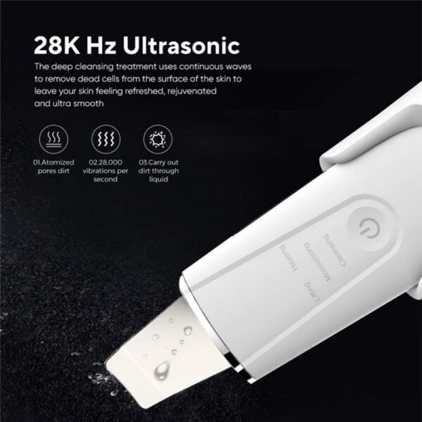 Ultrasound Skin Scrubber Face Spatula