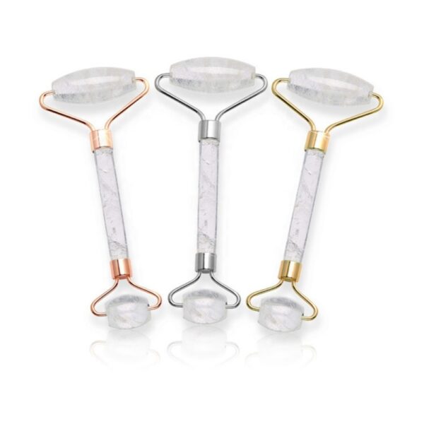 clear White Natural Face Roller